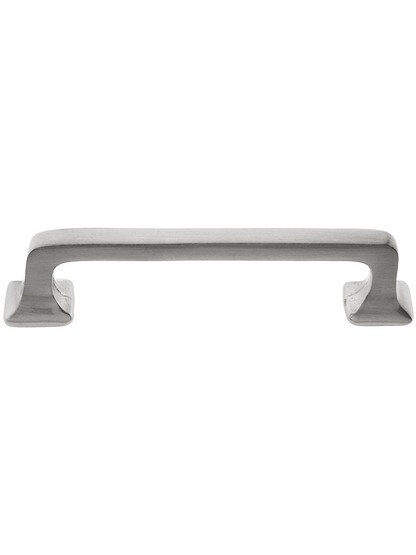 Medium Sized Mission Handle - 3 1/2 inch Center to Center in Satin Nickel.